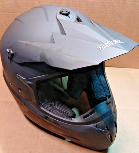 Motocross helmet matt black - helmet,